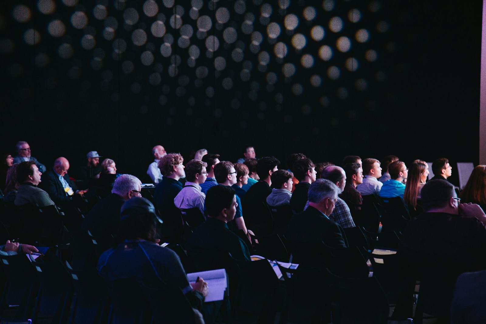 Conference audience at a My Media Africa event